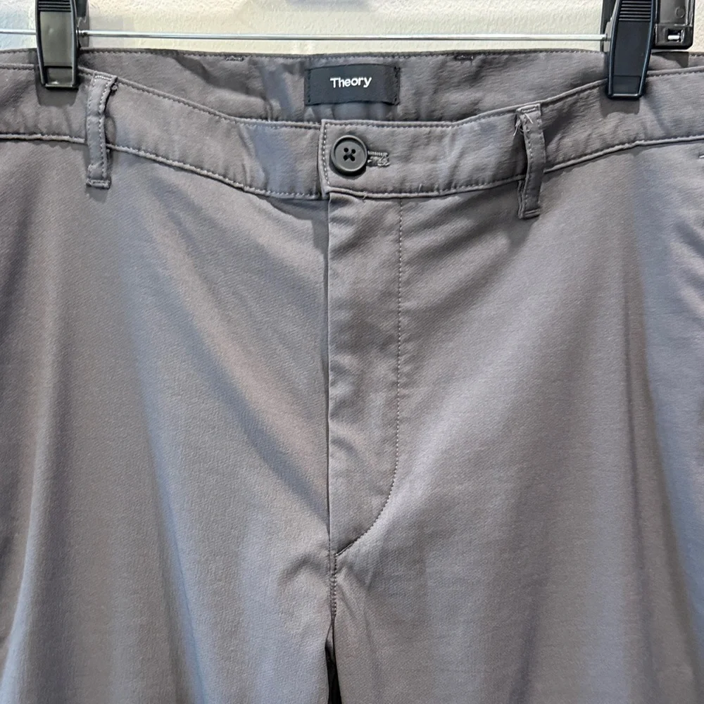Theory Men’s Charcoal Lightweight Pants Size 36